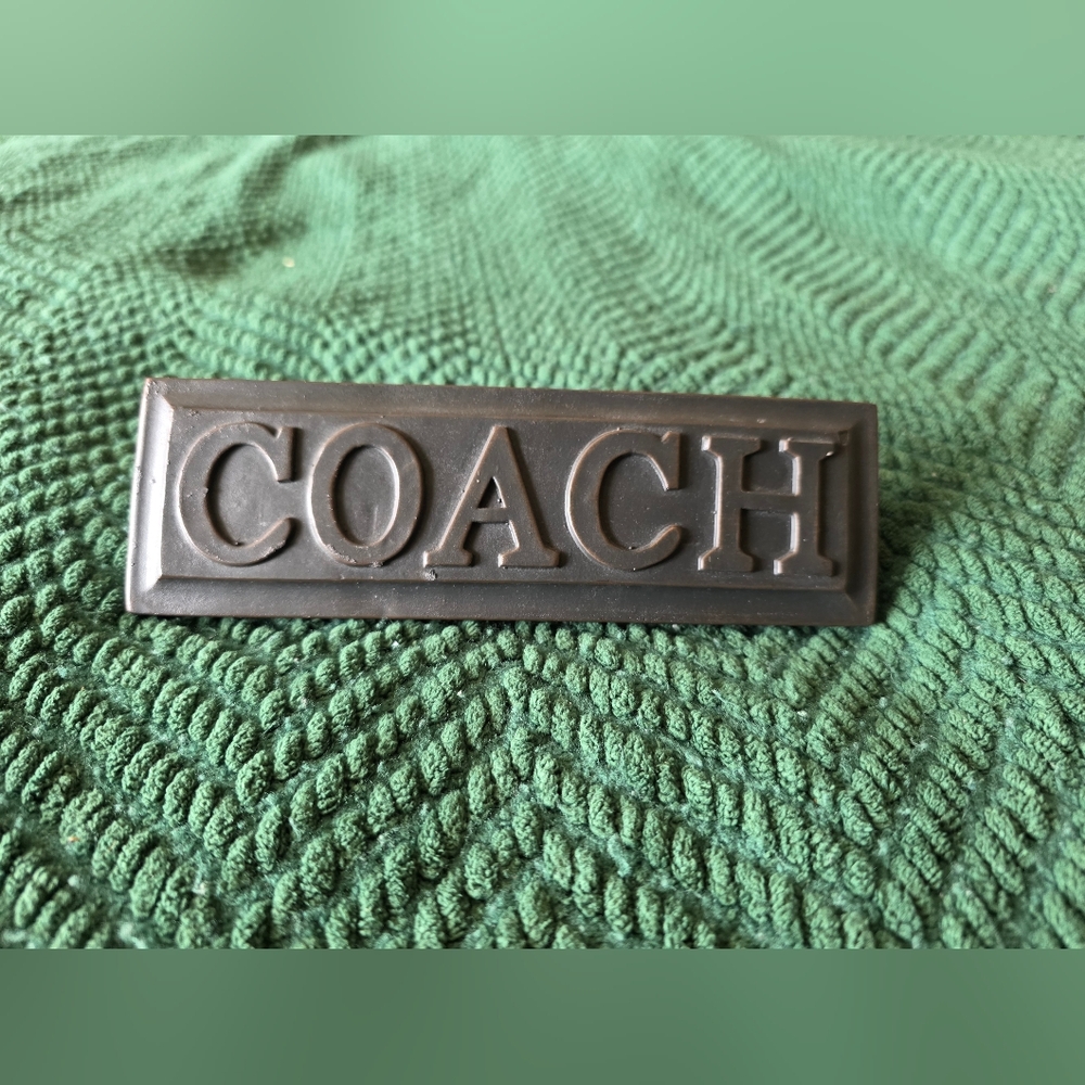Vintage | Metal | Coach Sign | Guc